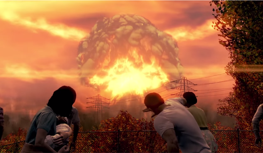 Fallout 4, après quelques minutes de jeu.